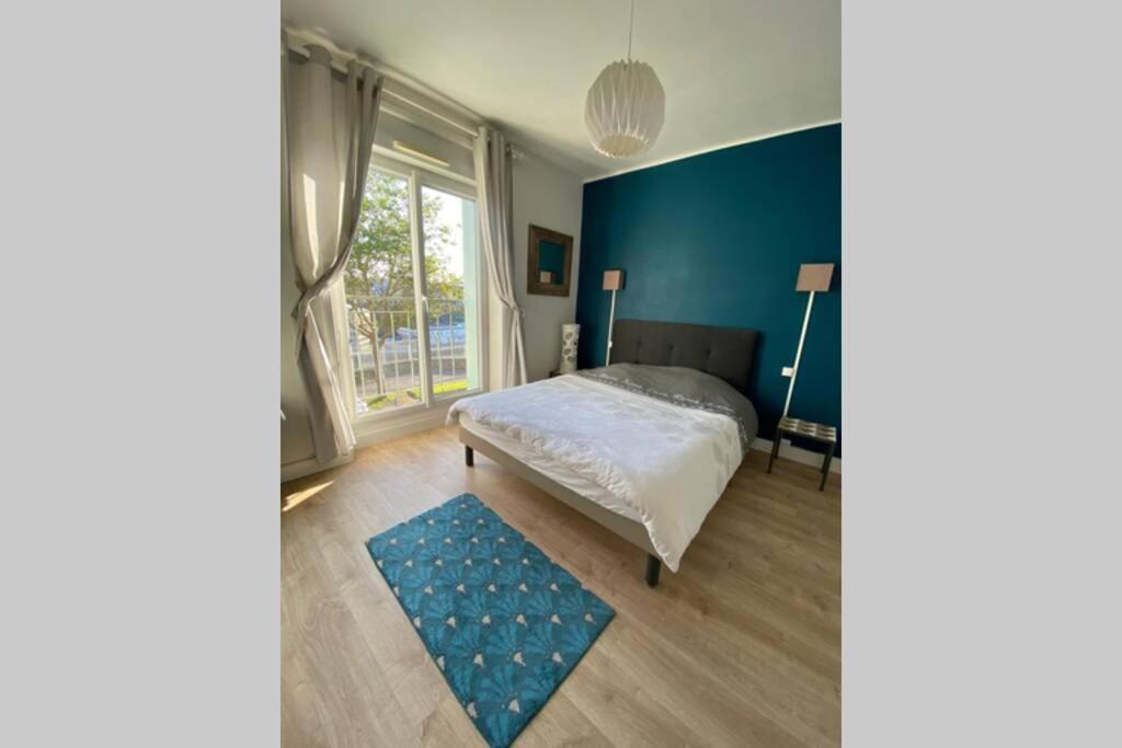 Milin : Appt 2 Ch Vue Sur Mer, Lumineux - Centre-Ville, Proche Facs, Telepherique Et Arsenal. Brest Eksteriør billede